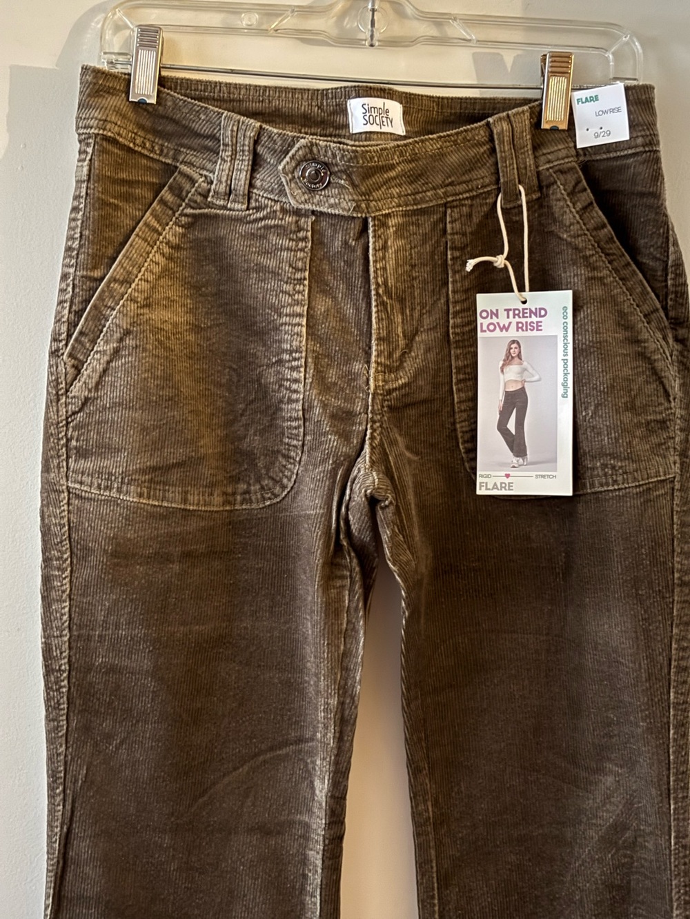 NWT Low Rise Flare Cords